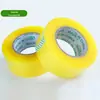 Atacado de Fábrica Fita Transparente 6cm de Largura Rolo Grande Fita Amarelada Espessada para Selar Caixas e Embalagens para Entrega Expressa e Logística