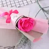 Presente de Dia das Mães Flor de Sabão Única Rosa Única Evento Corporativo Presente Fábrica Atacado Quiosque de Pequenos Presentes