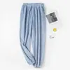 Pijama de coral fleece para mulheres inverno espessado outer wear fofo flanela homewear moda solto conjunto de cardigã longo