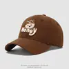 Deportes al Aire Libre Gorra de Béisbol Infantil al por Mayor Gafas de Dibujos Animados Oso Sombrero de Sol para Niñas Nueva Gorra con Visera para Bebé de Otoño
