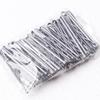 Venta caliente 100 bolsas clip para pintura en aerosol negra clip de acero pinza rota para flequillo clip para flequillo mismo estilo para hombres y mujeres accesorios para el cabello