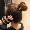 Cuerda para el pelo de bucle de salchicha de terciopelo dorado estilo coreano para otoño e invierno, linda cuerda para el pelo de oso de dibujos animados, conejo, cuerda para moño de bola elegante y femenina