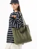 Bolsa de Lona para Mujer 2026 Nuevo Estilo Moda Coreana Casual Ropa de Trabajo Bolso de Hombro Bolso Tote de Gran Capacidad