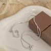 Colar de cereja requintado mini estilo coreano feminino, estilo simples, design de nicho, cadeia de clavícula avançada, elegante e versátil Novo