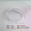 Caixa Display Redonda de Acrílico PS Transparente com Tampa, Caixa para Embalagem de Doces de Casamento, Caixa Plástica Personalizada Atacado