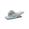 Serie Fuegos Artificiales~ Pantuflas Cuadradas Abiertas Ultra-Suaves y Cómodas con Sensación de Caminar Sobre Nubes, Sandalias Deslizantes Estilo Socialité Verano 2026 Estilo Francés