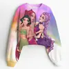 Suéter de Otoño Ropa Infantil K-Pop Cazador de Demonios Impresión 3D Transfronterizo Nuevo Sudadera Corta para Niñas Suministro