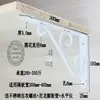 Suporte Triangular para Bancada de Mármore Espessado Suporte de Armazenamento com Carga Fixa Prateleira de Divisória de Camada Estante de Livros de Arte em Ferro