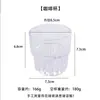 Uma Variedade de Copos de Vidro Transparentes Criativos para Velas de Aromaterapia Sem Fogo, Copo de Vidro para Velas de Aromaterapia DIY, Castiçal