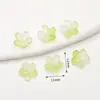 Cuentas de Cristal Graduado de Flor de Cerezo de Alta Transparencia, Forma de Flor de Cinco Pétalos Multicolor, Pulsera DIY Hecha a Mano, Collar, Joyería, Accesorios para Cuentas