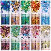 Venda Quente Transfronteiriça Pó de Glitter Lantejoulas Glitter Arte de Unhas Joias Decoração de Unhas Argila Slime Esmalte de Unhas Atacado