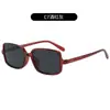Gafas de Sol Cuadradas Tachonadas para Mujer, Estilo Retro Europeo y Americano, Modernas Sombrillas de Sol Moda Callejera Lentes Planos