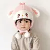 Gorro de Bebé Otoño e Invierno Protección para las Orejas Gorro Lei Feng Niños y Niñas Espesado Cálido Lindo Estilo Dibujos Animados Gorro de Felpa