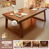 Sala de estar grande mesa longa leitura aprendizado quarto escritório em casa sofá costas mesa longa de-mesa de sala de estar duas pessoas