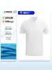 Camisa tipo polo de seda helada personalizada con hombros normales, ropa de trabajo para hombre, camiseta casual de manga corta con cuello para mujer, simple y versátil, fábrica