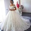 Vestido de Casamento de Comércio Exterior Novo 2026, Vestido de Tule Bufante Off-Shoulder, Atacado do Fabricante, Vestido de Casamento com Cauda