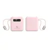 Batería Externa Pequeña Mini Linda con Cable Incorporado 20000mAh Gran Capacidad Suministro de Energía Móvil Regalo Personalizado Al Por Mayor