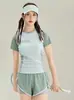 Nuevo traje de baño de aguas termales estilo tankini para mujer, diseño conservador, efecto adelgazante, cubre el abdomen, con diseño de corte recto, apto para piscinas, y un conjunto de dos piezas, ideal para estudiantes y actividades deportivas