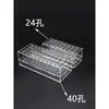 Diámetro 1.2CM Portabolígrafos Multiorificio Portabolígrafos de Cejas Portabolígrafos de Tinta Estacionería Soporte Multifuncional para Exhibición de Paletas