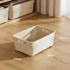Cesta de almacenamiento de artículos diversos para refrigerios, cesta de almacenamiento de plástico para el hogar, caja de almacenamiento para gabinete de cocina, armario de dormitorio, caja de almacenamiento de ropa