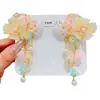 Horquilla floral estilo antiguo para niños, horquilla de princesa tradicional, horquilla con borla estilo chino para niñas pequeñas, accesorio para el cabello Hanfu para niñas
