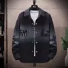 Camisa de Manga Larga con Letra 2026 Estilo Japonés Hong Kong Camisa Holgada para Hombre Verano Tendencia Versátil Chaqueta Casual