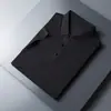 Camisa Polo de Manga Corta para Hombre de Poliamida Hielo Sin Costuras 21 Colores Camisa Polo de Alta Gama para Hombre Camisa Polo de Manga Corta para Hombre