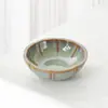 Conjunto de Pratos para Molho Estilo Japonês com Efeito Kiln-Changed para Uso Doméstico Cerâmica Pequeno Prato Prato para Shoyu Vinagre Prato para Molho de Fondue Prato para Petiscos Venda por Atacado