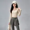 Conjunto de Roupa de Yoga de Alta Qualidade para Mulheres, Saída de Praia de Manga Longa em Renda, Conjunto Real de Duas Peças, Calças de Fitness Respiráveis, Conjunto para Treino de Pilates