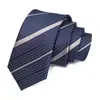 Bestseller transfronterizo, corbata estrecha para hombre de 6 cm, corbata de rayas casual, corbata para hombre hecha a medida, al por mayor en stock, muestra disponible en 7 días