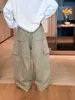 Pantalones Cargo de Bolsillo Retro Japonés Americano para Niños y Niñas, Otoño 2026, Lavados Desgastados, Casuales, Modernos