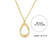 Collar de Gota de Agua de Lujo Accesible de Nicho Japonés y Coreano Cadena de Clavícula Popular Sencilla Fresca Estilo Ins Moda Estilo K