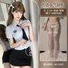 Lencería Sexy, Atuendo de Instructora Caliente, Traje Profesional de Puro Deseo, Uniforme de Lugar de Trabajo para Role-Playing, Uniforme de Falda Corta Ajustada al Cuerpo