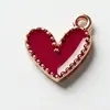 Transfronterizo GA-1 Forma de Corazón Nota Musical DIY Accesorios de Joyería Hechos a Mano Aleación Esmalte Colgante Pendientes y Accesorios