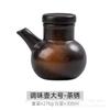Juego de cuatro botellas de condimentos para el hogar de estilo japonés, combinación de botellas de condimentos de cerámica comerciales, bote para condimentos, bote para sal, botella para vinagre con sabor.