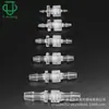 JU Jiyou Wholesale 1/16-1/4 Rosca Externa Cánula de Manguera Pagoda Plástico PP Conector LUER LUER