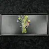 Celebridad de Internet Popular Cadena de Flor de Cuentas Tejida a Mano Flor para Zapato Moda Belleza Hebilla de Zapato de Industria Pesada Adaptada a Zapatos con Agujeros Accesorios DIY