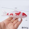 Pegamento flexible de PVC simulación colgante de carpa koi mini simulación carpa pequeña pez dorado modelo pez pequeño colgante de llavero