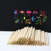 Cepillo rascador Pluma de bambú especial Punta de pluma rascadora Papel de cera especial Pluma especial Pluma de varilla de bambú para dibujo infantil Palo rascador DIY