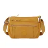Bolsa transversal de ombro único, leve, casual, multicamadas, para mulheres, transfronteiriça, moderna, simples, versátil, com múltiplos compartimentos, para o trabalho, bolsa de mãe