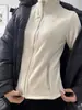 Chamarra de Felpa para Mujer 2026 Otoño/Invierno Nueva Ajustada Cuello Alto Superior Sudadera Cálida con Capa Interior de Chaqueta de Pluma de Felpa