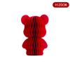 Decoración de Habitación de Boda con Bolas de Nido de Abeja con el Carácter Doble Felicidad, Montaje de Mesa para Ceremonia de Compromiso, Celebración de Inauguración de Casa, Decoración de Casa Nueva, Carácter Doble Felicidad, Celebración de Boda, Versión Magnética