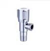 Aço Inoxidável 304 Válvula Angular de 4 Pontos Aquecedor de Água da Cozinha Lavatório de Legumes Tanque de Água do Vaso Sanitário Válvula de Fechamento Quente e Fria Lavatório Cerâmico Quente e Frio