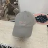 ¡Este sombrero está bastante chido hoy! Gorra de béisbol estilo americano con bordado de letras desgastadas y ojales, retro y estiliza el rostro