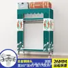 Guarda-roupa de aço de porta dupla extra-espesso, guarda-roupa simples, guarda-roupa de quarto extra-grande estilo chinês, guarda-roupa de cabeceira, armário de armazenamento e organização
