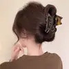 Bonito pasador de garra de gato de dibujos animados para recogidos, pasador de pelo de alta gama, pinza de tiburón estilo Maillard, accesorio para el pelo