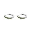Brincos Emanco Estilo Frio Cravejados com Diamantes, Brincos Acessíveis de Luxo com Strass, Brincos Pequenos e Delicados de Aço Titânio, Brincos de Aço Inoxidável