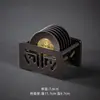 Conjunto de Porta-Copos de Baquelite Pad Isolante para Cerimônia do Chá Porta-Copos para Escritório Acessórios para Conjunto de Chá Kung Fu Bandeja de Chá Doméstica Antiderrapante Antiqueimaduras