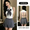 Lingerie sexy Xianyi, uma peça única, traje de estudante JK justo, exala uma vibe sofisticada e sedutora, projetado para momentos sedutores e brincalhões, e apresenta um design estilo uniforme que incentiva a autoexploração. 460