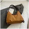 Bolsa Tote Retro para o Trabalho Grande Capacidade Feminina 2025 Nova Casual Mais Fácil de Combinar Mochila Bolsa de Ombro Único Transversal Multiuso